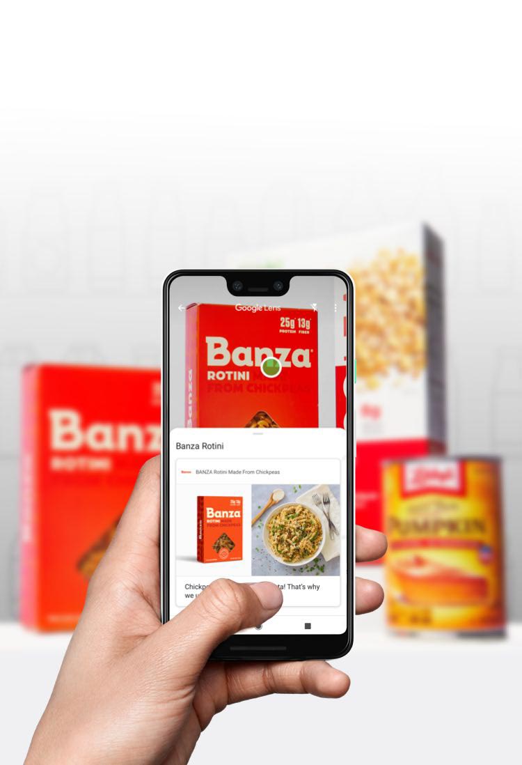 Use Innit to build a google lens experience for your food brand