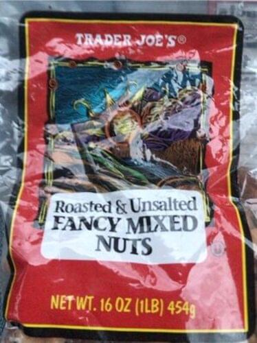 Trader Joe S Roasted Unsalted Fancy Mixed Nuts 30 G Nutrition