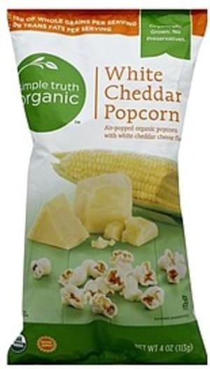 Simple Truth Organic White Cheddar Popcorn Oz Nutrition