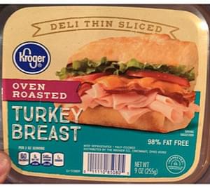 Kroger Oven Roasted Sliced Turkey Breast G Nutrition Information