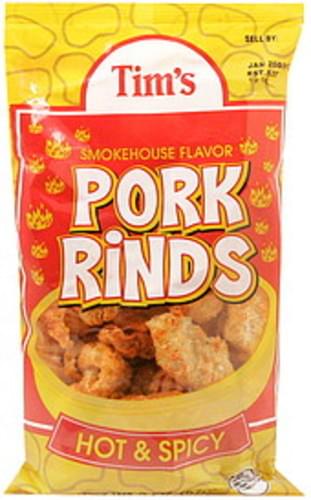 Hoods Smokehouse Flavor Hot Spicy Pork Rinds Oz Nutrition