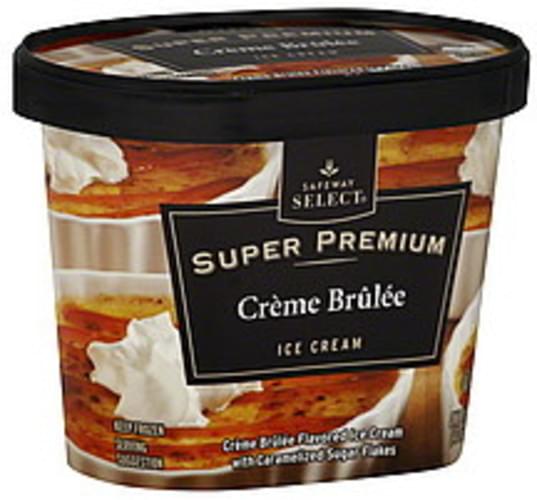 Safeway Select Creme Brulee Ice Cream Pt Nutrition Information Innit