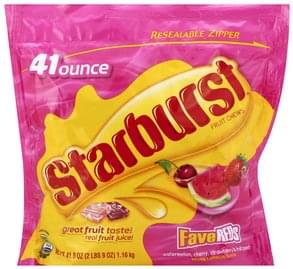 Starburst Favereds Fruit Chews Oz Nutrition Information Innit