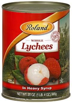 Roland In Heavy Syrup Whole Lychees 20 Oz Nutrition Information Innit