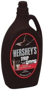 Hersheys Genuine Chocolate Flavor Syrup Oz Nutrition Information