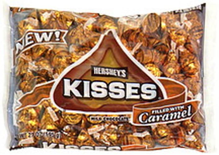 Hershey S Milk Chocolate Filled With Caramel Kisses Oz Nutrition