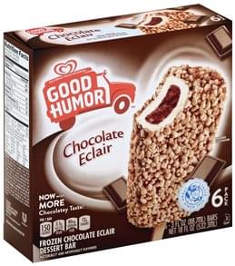 Good Humor Chocolate Eclair Dessert Bar 6 Ea Nutrition Information