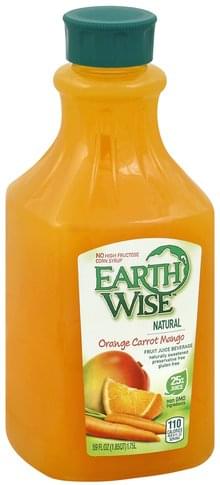 Earth Wise Orange Carrot Mango Fruit Juice Beverage Oz Nutrition