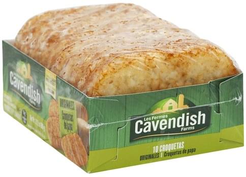 Cavendish Farms Hash Brown Original Potato Patties Ea Nutrition