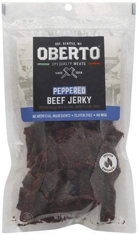 Oberto Peppered Beef Jerky Oz Nutrition Information Innit