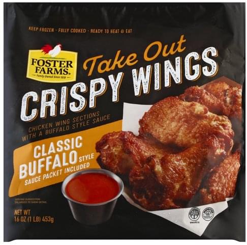 Foster Farms Classic Buffalo Style Crispy Wings 16 Oz Nutrition