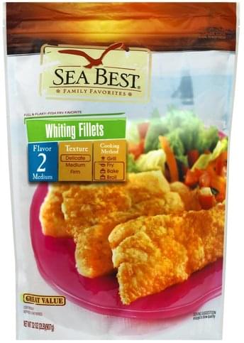 Sea Best Whiting Fillets Oz Nutrition Information Innit