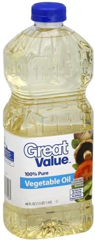 Great Value Pure Vegetable Oil Oz Nutrition Information Innit