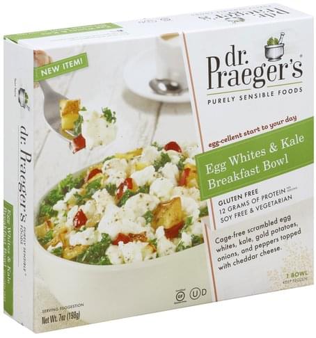 Dr Praegers Egg Whites Kale Breakfast Bowl 1 Ea Nutrition