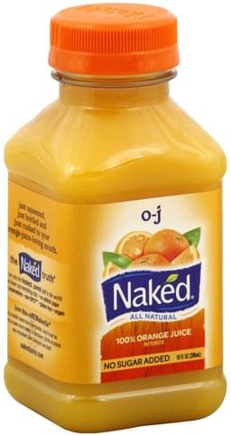 Naked Orange O J Juice Oz Nutrition Information Innit