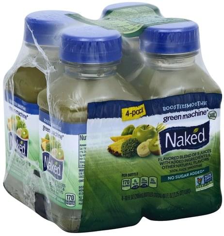 Naked Green Machine 4 Pack 100 Juice Smoothie 4 Ea Nutrition