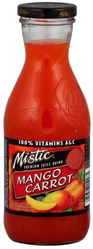 Mistic Premium Mango Carrot Juice Drink Oz Nutrition Information