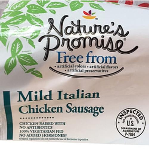 Giant Nature S Promise Mild Italian Chicken Sausage G Nutrition