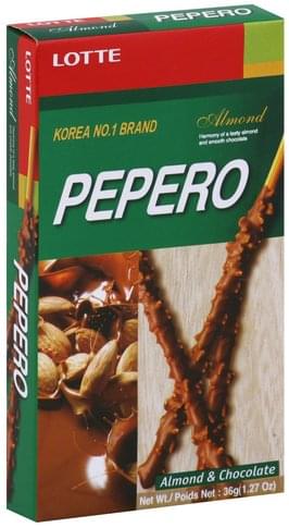 Lotte Almond Pepero Oz Nutrition Information Innit