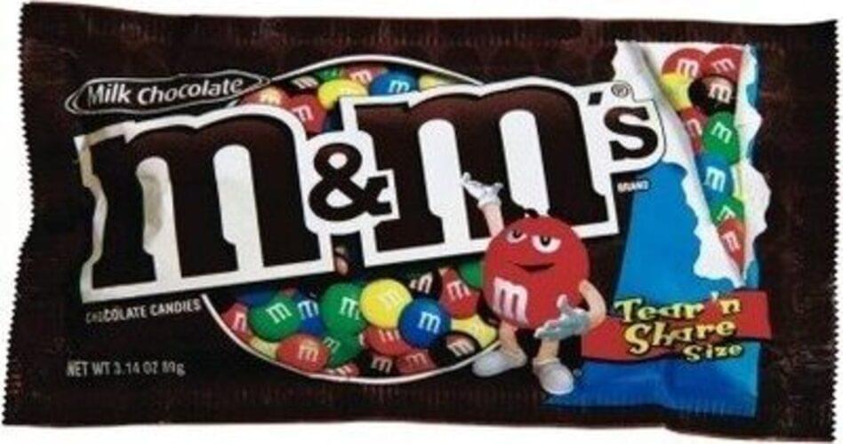 CANDY WRAPPER M&M Badges!