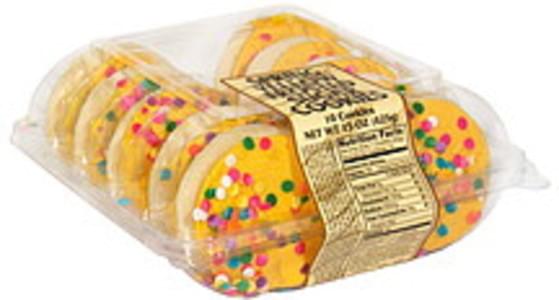 Safeway Spring Yellow Frosted Sugar Cookies - 10 Ea, Nutrition 