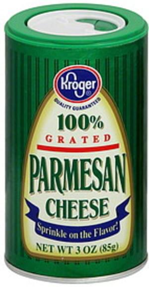 Kroger Grated Parmesan Cheese - 3 Oz, Nutrition Information | Innit