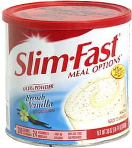 SlimFast Healthy Ready To Mix Meal, French Vanilla, Ultra Powder - 30 ...