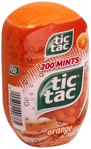 Tic Tac Orange Mints - 200 ea, Nutrition Information | Innit