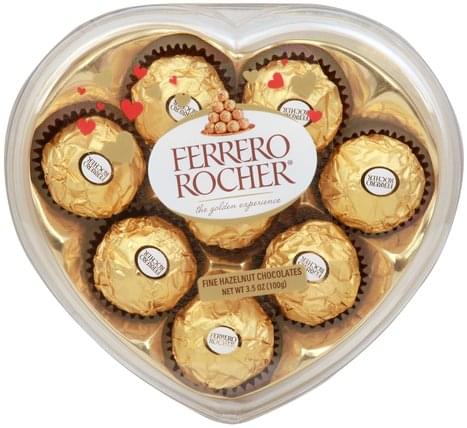 Ferrero Rocher Fine Hazelnut Chocolates Oz Nutrition Information Innit