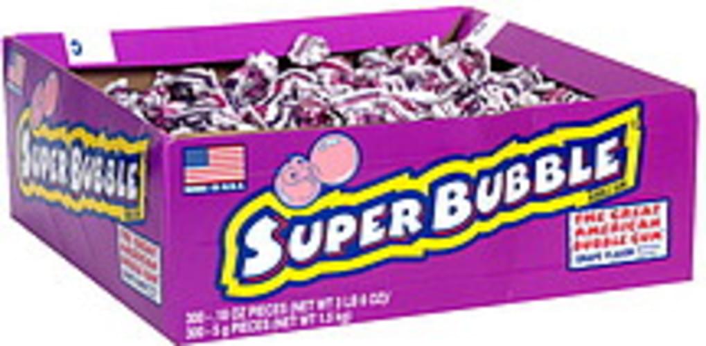 Super Bubble Grape Bubble Gum - 300 ea, Nutrition Information | Innit