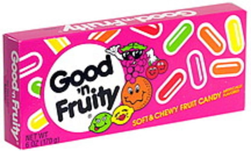 Good N Fruity Soft & Chewy Fruit Candy 6 oz, Nutrition Information