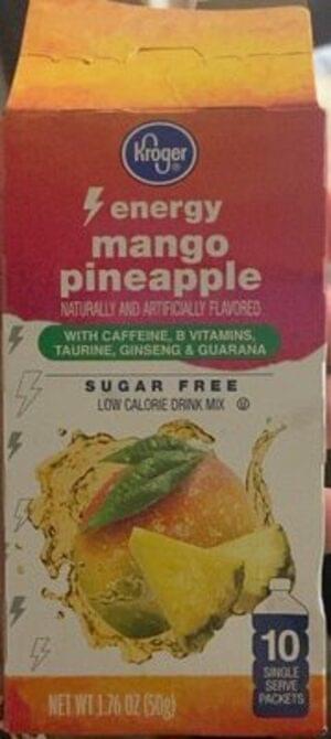 Kroger Mango Pineapple Drink Mix - 5 g, Nutrition Information | Innit