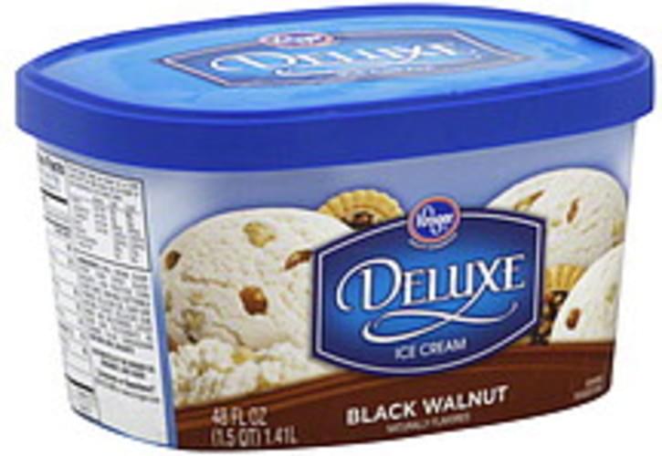 Kroger Black Walnut Ice Cream - 48 oz, Nutrition Information | Innit