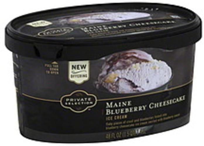 Private Selection Maine Blueberry Cheesecake Ice Cream Oz Nutrition Information Innit