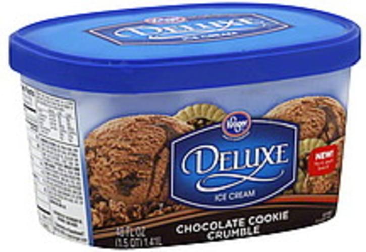 Kroger Chocolate Cookie Crumble Ice Cream - 48 Oz, Nutrition 