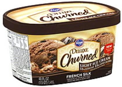 Kroger Light, French Silk Ice Cream - 48 oz, Nutrition Information | Innit