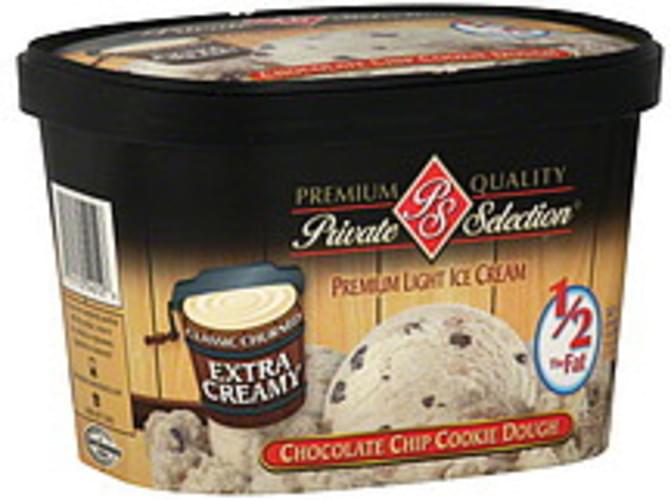 Private Selection Premium Light, Chocolate Chip Cookie Dough Ice Cream ...