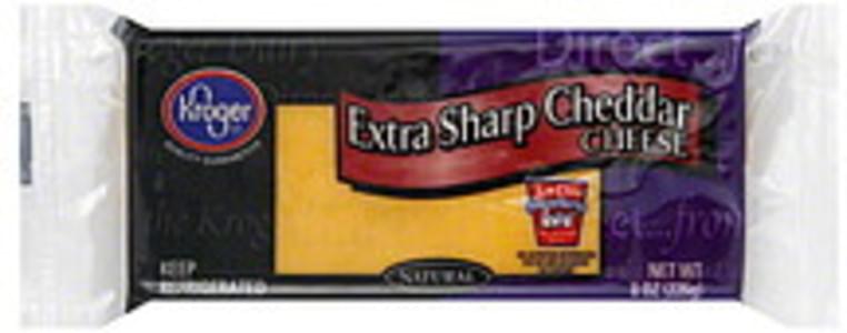 Kroger Extra Sharp Cheddar Cheese 8 Oz Nutrition Information Innit 