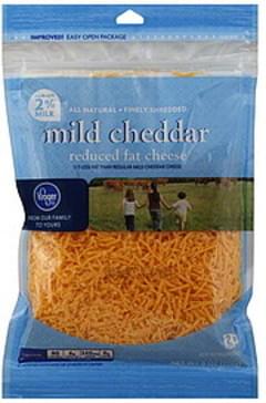 Kroger Reduced Fat, Mild Cheddar, Finely Shredded Cheese - 8 Oz ...