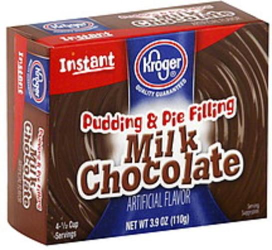 Kroger Instant Milk Chocolate Pudding And Pie Filling 39 Oz Nutrition Information Innit