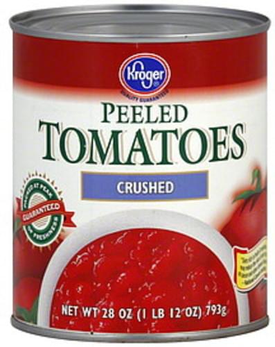 Kroger Peeled Crushed Tomatoes 28 Oz Nutrition Information Innit 6591