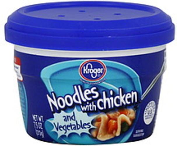 Kroger Noodles with Chicken and Vegetables - 7.5 oz, Nutrition ...