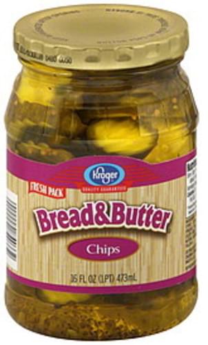 Kroger Chips Bread Butter Pickles 16 Oz Nutrition Information Innit