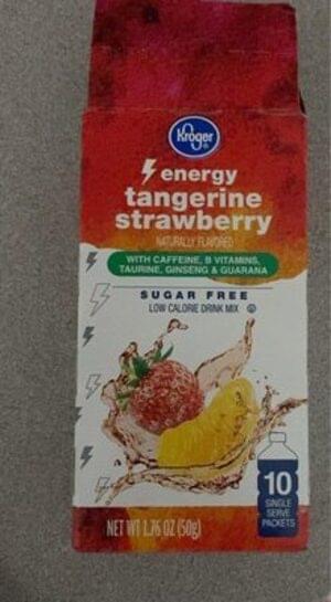 Deton 8 Tangerine-Strawberry Energy Drink Mix - 10 ea, Nutrition ...