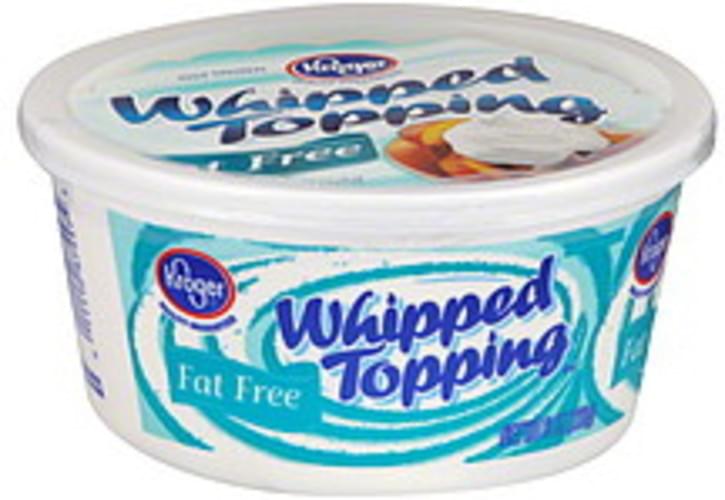 Kroger Fat Free Whipped Topping 8 Oz Nutrition Information Innit 