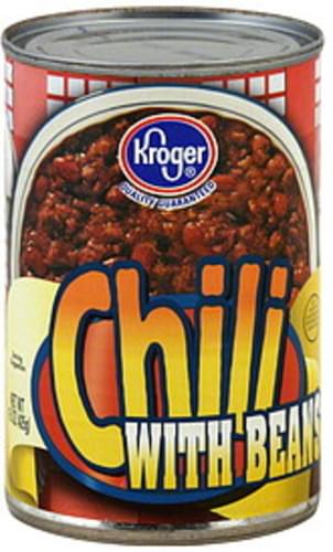 Kroger With Beans Chili 15 Oz Nutrition Information Innit 8472