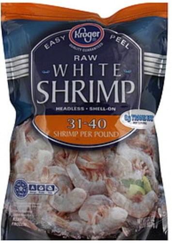 Kroger White Raw Shell On Shrimp 32 Oz Nutrition Information Innit