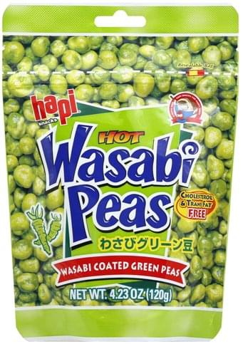 Hapi Wasabi, Hot Peas - 4.23 oz, Nutrition Information | Innit