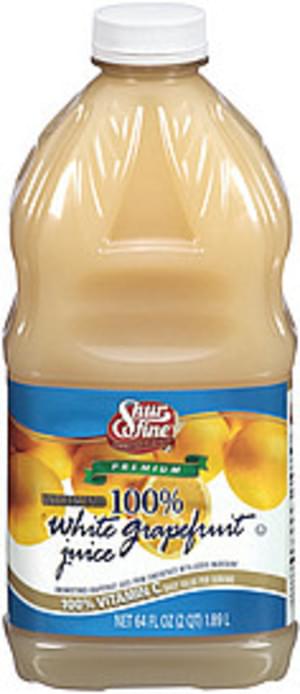 Shurfine White Unsweetened 100 Premium Grapefruit Juice 64 Oz