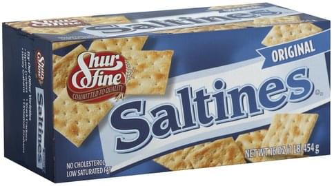 Shurfine Original Saltines - 16 oz, Nutrition Information | Innit